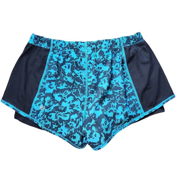 Lululemon Meshed Up short Fleur Sombre Kayak Blue size 8 - Picture 2 of 8